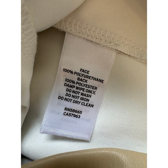 * New ~ BP. NORDSTROM ~  Faux Leather Mini Skirt With Side Slit Size S - Picture 5 of 6